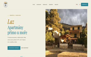 apartmanylaz.cz screenshot